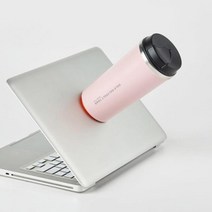 [오슬로] 텀블러 쓰러지지않는 롤리폴리 투고 디자인 컵 머그컵 머그잔 뚜껑컵 유리컵, 500ml 핑크