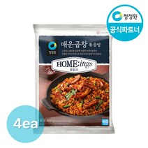 청정원 호밍스 매운곱창볶음밥 400gx4개, 4개