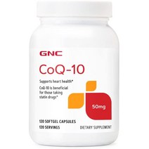GNC - CoQ10 지앤씨 코큐텐 코엔자임큐텐 50mg 120정