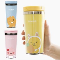 카카오 프렌즈 라이언 어피치 무지 텀블러 리유저블컵 친환경텀블러 안새는 테이크 아웃컵 제작