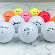 로스트볼 타이틀리스트 프로V1 캘러웨이 스릭슨 볼빅 A+ 골프 공 클린 세척 깨끗한 중고, 캘러웨이 A+ (10EA)