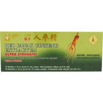 Prince of Peace Red Panax Ginseng 유래um Ultra Strength 10 병