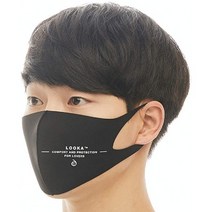 일본직발송 6. 【LOOKA 루카】디자인 마스크 L사이즈 M사이즈 SM 사이즈 S 사이즈 남녀 겸용 B07N1CVWXJ