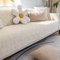 고급의사계절쇼파패드 면쇼파패드 등받이방석의자방석 쇼파데코뷰 방수 쇼파패드 3인쇼파