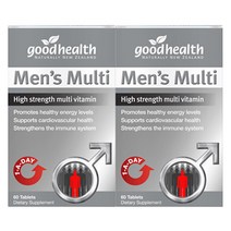 굿헬스(Good Health) 굿헬스 남성 종합 비타민 & 미네랄 60정 X 2개, 120정, 1세트