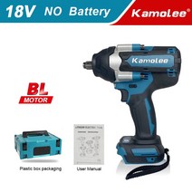 Kamolee-트럭 타이어 열 수 있는 도구 DTW700 1800N.m 하이 토크 전기 임팩트 렌치 1/2 인치 마키타 배터, 03 No Battery ToolBox A_02 EU
