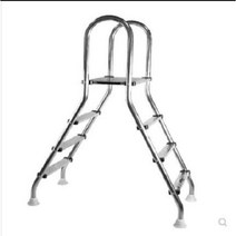 수영장 사다리 난간 손잡이 풀장 스텐 펜션 풀빌라 안전바 워터파크, 양면에스컬레이터-2계단