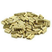 HONJIE M2x8 Double-pass Copper Column Camera Stud Spacer Hollow Pillars Brass Standoff Spacer DIY Sp, 1