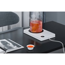 머그컵 히터기 잔데우는 기기 컵 워머 커피 차 USB, 하얀