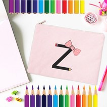 드로잉 일러스트 케이스 보관 교사 선물 개인 연필 케이스 초급 펜 가방 파우치 화장품 학교 사무실 문구, 06 W18318-TBPK-D