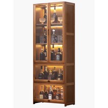 위스키진열장 술진열장 양주장식장 위스키장식장, 브라운