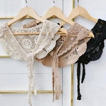 아로하커머스 넥 레이스 목도리 페이크 카라 머플러 장식 스카프