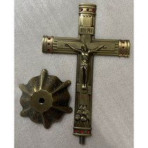 십자고상 원목형 천주교 인테리어 차량용 장식용 벽고상 탁상, 청고 12*22CM