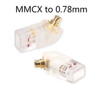 이어폰 연장 케이블 OKCSC 어댑터 MMCX 이어버드 오디오 커넥터 SHURE SE215 SE315 SE846 EAH-TZ700 WESTONE W80 시리즈 0.78 0.75, [04] MMCX to 0.78mm, 04 MMCX to 0.78mm