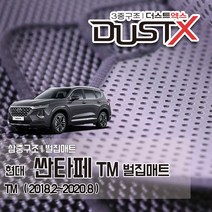 싼타페 TM 벌집매트 차량용 자동차매트 (7인승 3열 가능), 1열+2열, 더뉴싼타페 [7인승] (2020.7~), 현대