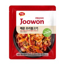 주원산오리 매운오리불고기 700gX1개 오리주물럭, 700g, 1개