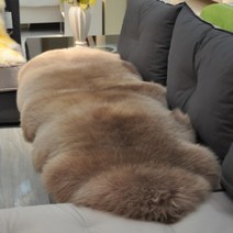 러그 카페트 호주 수입 천연 양모 양털 쿠션 침실 거실 담요 도어 러그 리얼 램스킨 러그