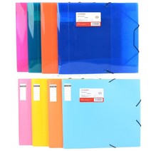 씨엔시아 컬러 A4 클리어화일 케이스 불투명 서류정리 문서파일, 반투명