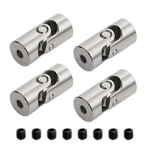 Aopin 2mm에서 2.3mm 회전 가능한 범용 조인트 커플링 샤프트 스테퍼 모터 길이 18mm / 0.71인치 3D 프린터 RC 로봇 자동차 보트 샤프트 DIY 인코더, Rotatable Universal Joint Coup, 2.3 to 2.3