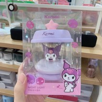 미니소 시나모롤 쿠로미 구름 주물러 발광 장식 USB 충전 분위기 무드등 수유등 수면등 은은한 장식조명 굿즈 생일선물 우정 날으는캐릭터 귀여운 데코 장식 미니tv 초승달 드림캐쳐, 쿠로미 드림캐쳐