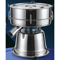 소형 진동 선별기 스크리닝 분리 스틸 원형, 1개스크린 직경40cm(커버x)전압 220V