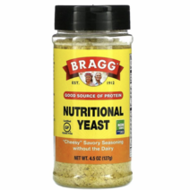 Bragg 브래그 뉴트리셔널 이스트 127g 2팩 Premium Nutritional Yeast Seasoning Good Source of Protein Vitamins