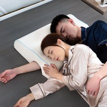 Well 서로편한 팔베개 메모리폼 2인용 오른팔 옆잠베개