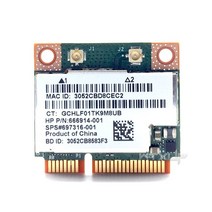 중고 듀얼 밴드 300Mbps BCM943228HMB Bluetooth4.0 802.11a/b/g/n Wifi 무선 카드 하프 미니 소형 PCI-E 노트북 2.4G/5Ghz 어댑터, [01] BCM943228HMB