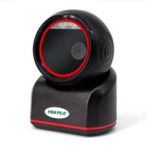 스캐너 2D 데스크탑 바코드 전 방향 핸즈프리 USB 리더기 자동 이미지 감지 POS PC 소매점, 02 X2 Black