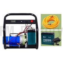 충전식 압축 농약 분무기 전동 동력 자동 고압 미니 소형 살포기 호스 세차 안개분사 물뿌리개 소독, 고출력 30A 50M