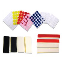 벨크로 찍찍이 테이프 원형 롤 탈부착 보슬이 까슬이 밸크로 암수, 원형 20mm - 핑크 (10P set), 1개