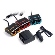 K3 2구 리드선 시거잭변환기 확장소켓 확장잭 화물차소켓