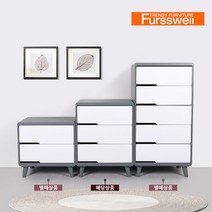 퍼스웰 하트 600 3단서랍장(SS_013), 화이트
