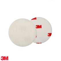 3M 새틴 광택 마감 펠트 버핑 패드 76.2mm 1개입, II옵션없음II