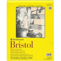 Pro-Art Strathmore Bristol Smooth Paper Pad 11 x 14-inch 20 Sheets