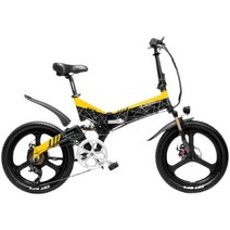 랑케레이시 전기자전거 G650 20인치 48V13.4A, 검노랗다, 7단