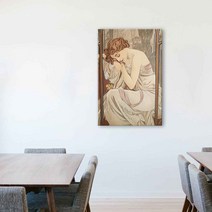 아란아트 알폰스 무하 명화 그림 액자 실내 카페 인테리어, 08 세로형