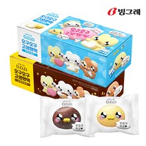 빙그레 디디디 누누씨 오구오구 고생했떡 2종 2박스(6개입+6개입), 누누씨 우유크림, 2박스, 360g