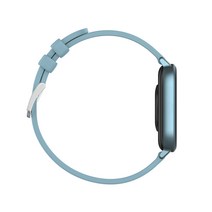 젤센 에어워치2 스마트워치 스마트밴드 전자시계 웨어러블, 전용 실리콘스트랩 20mm / 블루