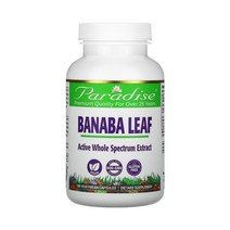 Paradise Herbs 파라다이스허브 Banana leaf 바나나리프 180베지캡슐 고약사바나나잎 코르솔산함유 파라다이땡