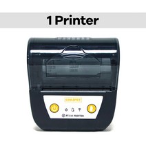 날인기 GOOJPRT-휴대용 감열식 영수증 프린터 80mm 3 인치 블루투스 POS 빌 소기업용 모바일 메이커 PT310, 01 Black_02 미국 플러그