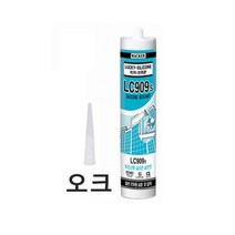 Lucky 비초산 실리콘 실란트 오크색 Oakwood 270ml 건축재 금속 목재 벽돌 PVC 샤시