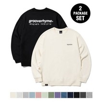 GROOVE RHYME 패키지 기모 NYC LOCATION SWEATSHIRT 13COLOR LRPWCTM304M