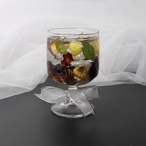 고블렛잔 캔들용기 170ml 디저트 유리 DIY 재료