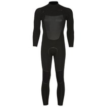 퀵실버 남성 4/3mm Marathon Sessions 체스트집 전신수트 Wet 수트 - 블랙 2aM324107, Black, Large Tall