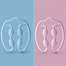 종아리 마사지기 다리 허벅지 안마기 알 제거 기구 롤러 빼기 마사지 스틱 맛사지, 상품선택, 하늘색