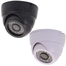 CCTV 3.6mm 렌즈 내장 1200TVL 24LED 야외 방수 보안 IR 야간 투시경 CCTV 카메라, 02 White