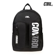 씨티알엘 DOUBLE POCKET BACKPACK (BLACK) 백팩
