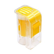 꿀벌 여왕 마킹 포수 플라스틱 한 손으로 마커 병 플런저 봉제 양봉가 도구 정원 1 피스, 04 YELLOW