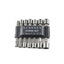 너트 소켓 체결 작업 육각 비트 소켓, 14종 세트, 14종 세트